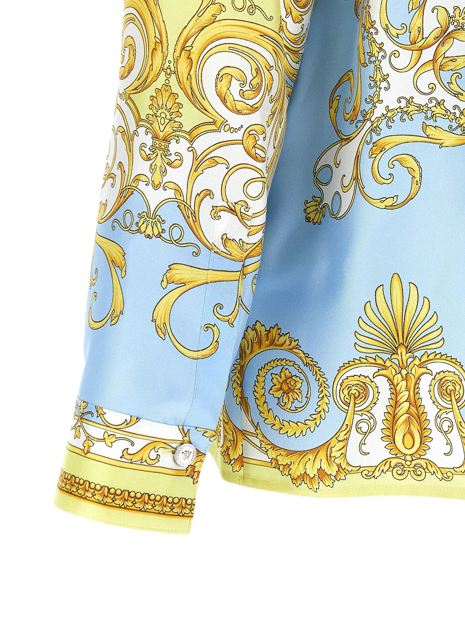 Versace Multicolor Silk Blouse