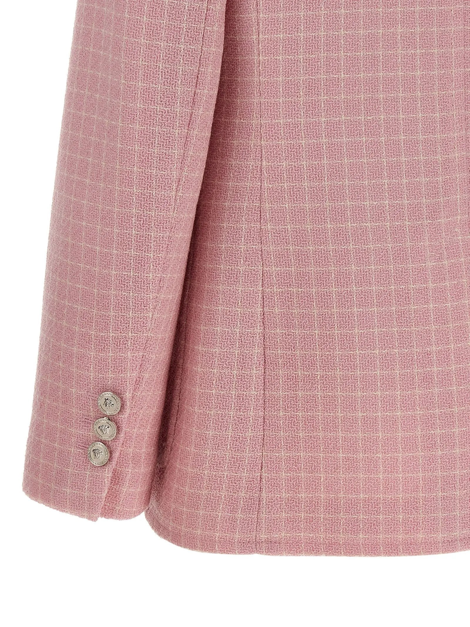 Versace Multicolor Virgin Wool Blazer