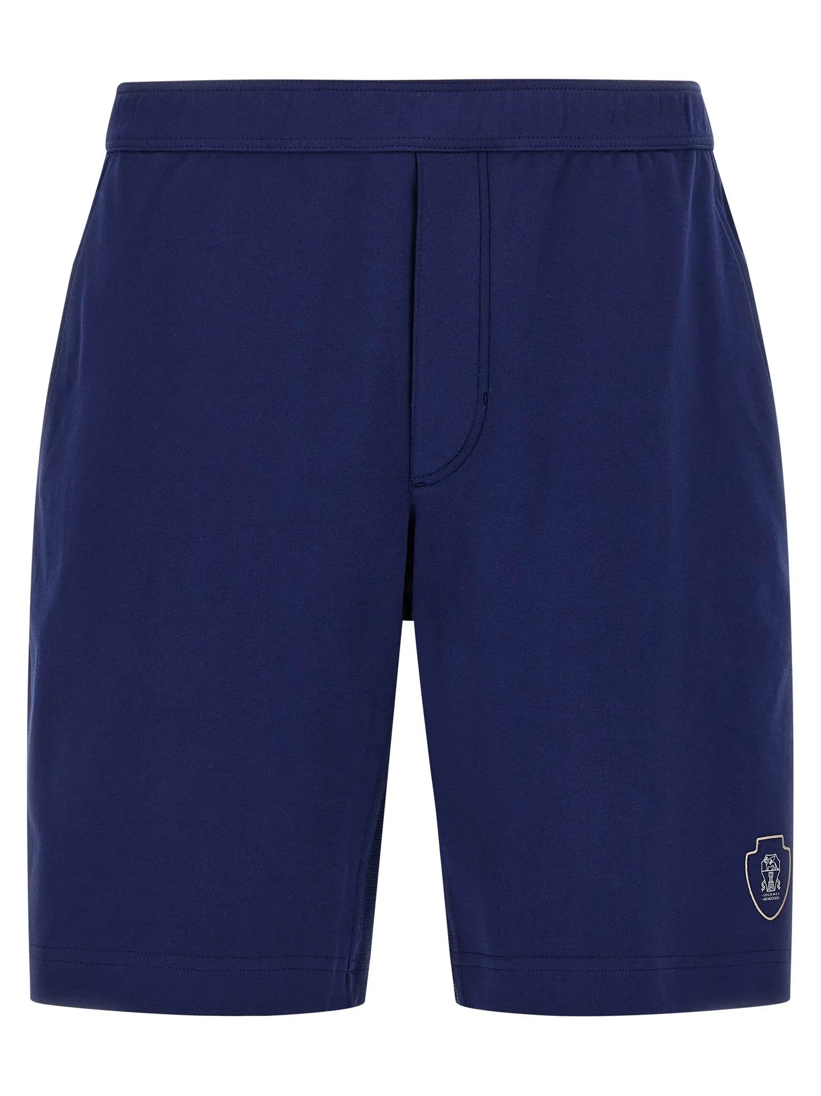 Brunello Cucinelli Bermuda en coton bleu