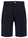 Brunello Cucinelli Blue Cotton Bermuda Shorts