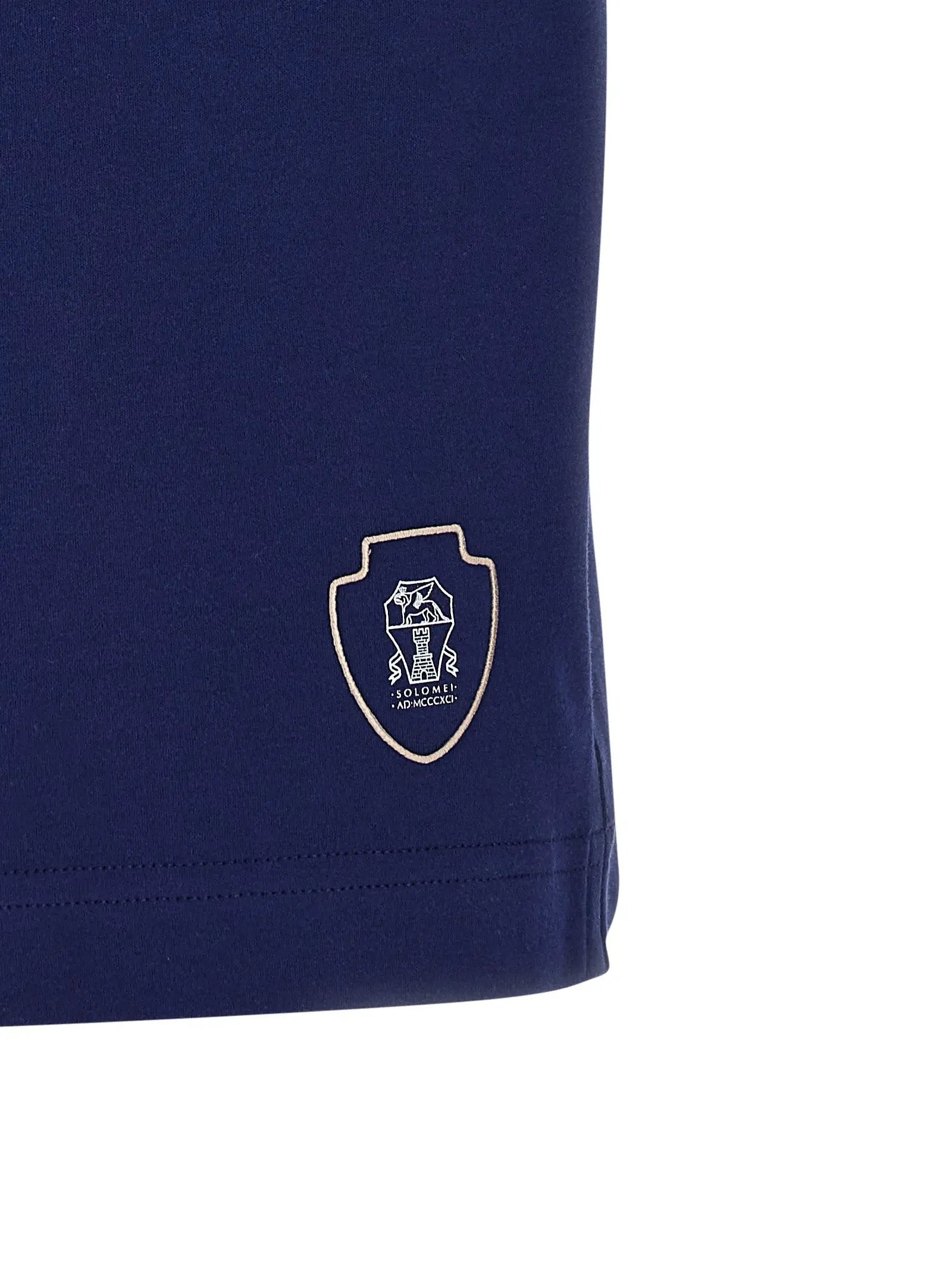 Brunello Cucinelli Bermuda en coton bleu