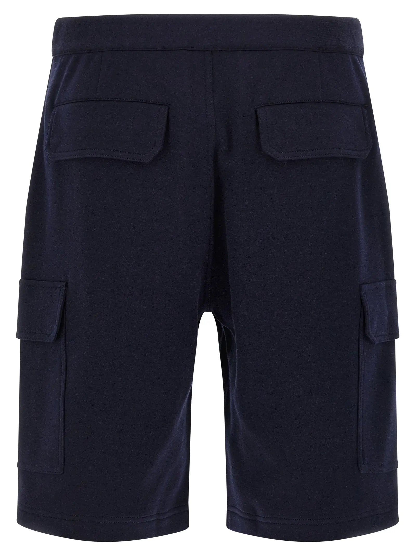 Brunello Cucinelli Blue Cotton Bermuda Shorts