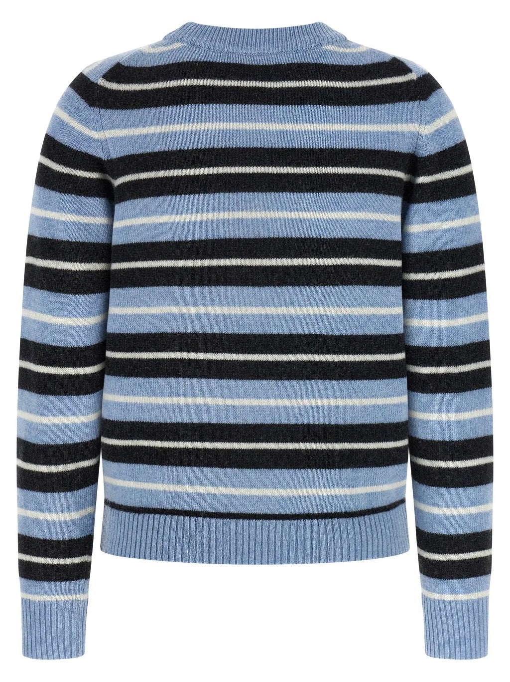 Ganni Blue Wool Cardigan