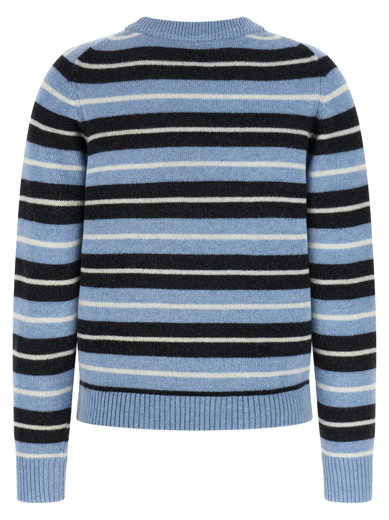 Ganni Blue Wool Cardigan