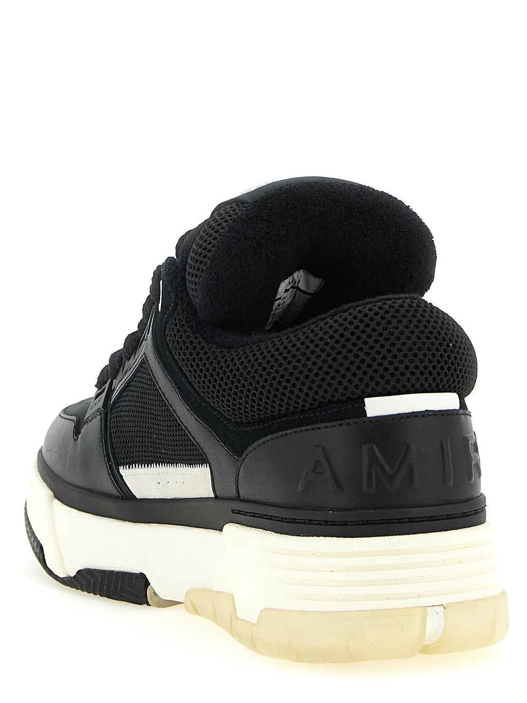 Amiri Black Calfskin Athletic Sneakers