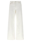 Agolde White Cotton Jeans Denim