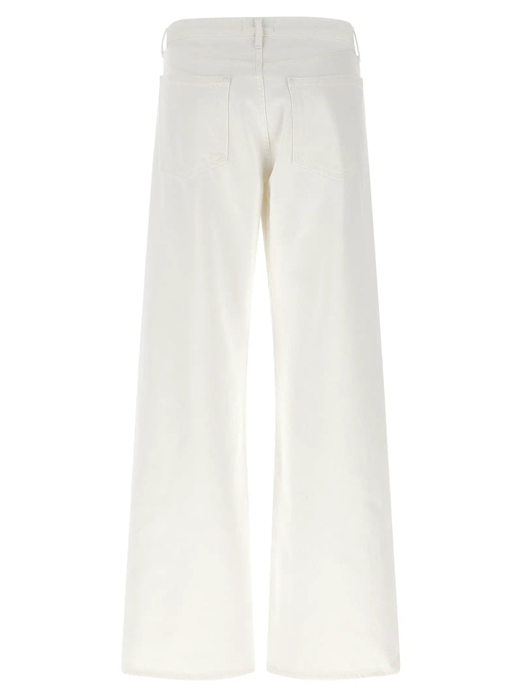 Agolde White Cotton Jeans Denim
