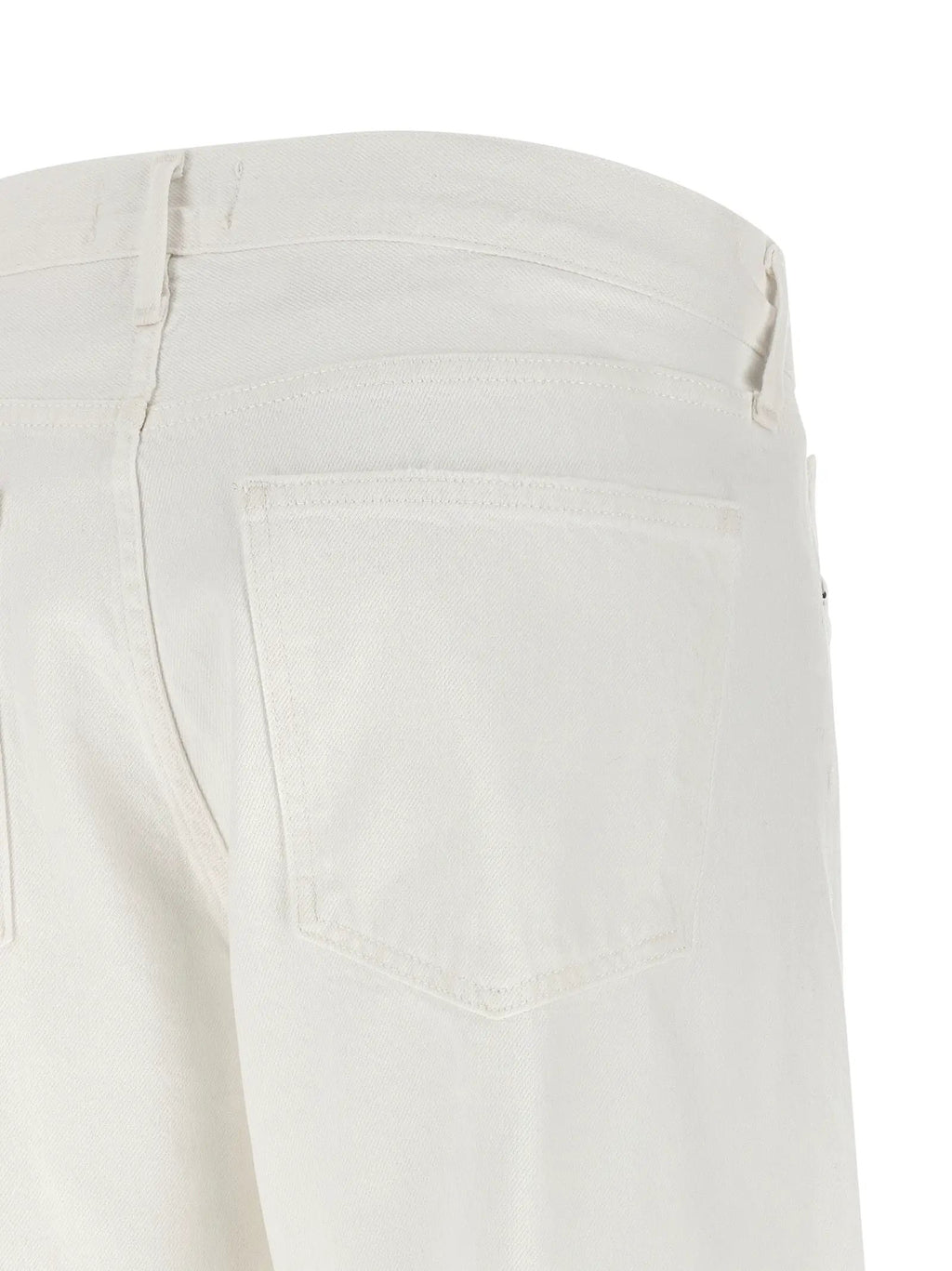 Agolde White Cotton Jeans Denim