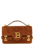 Balmain Brown Calfskin Handbag