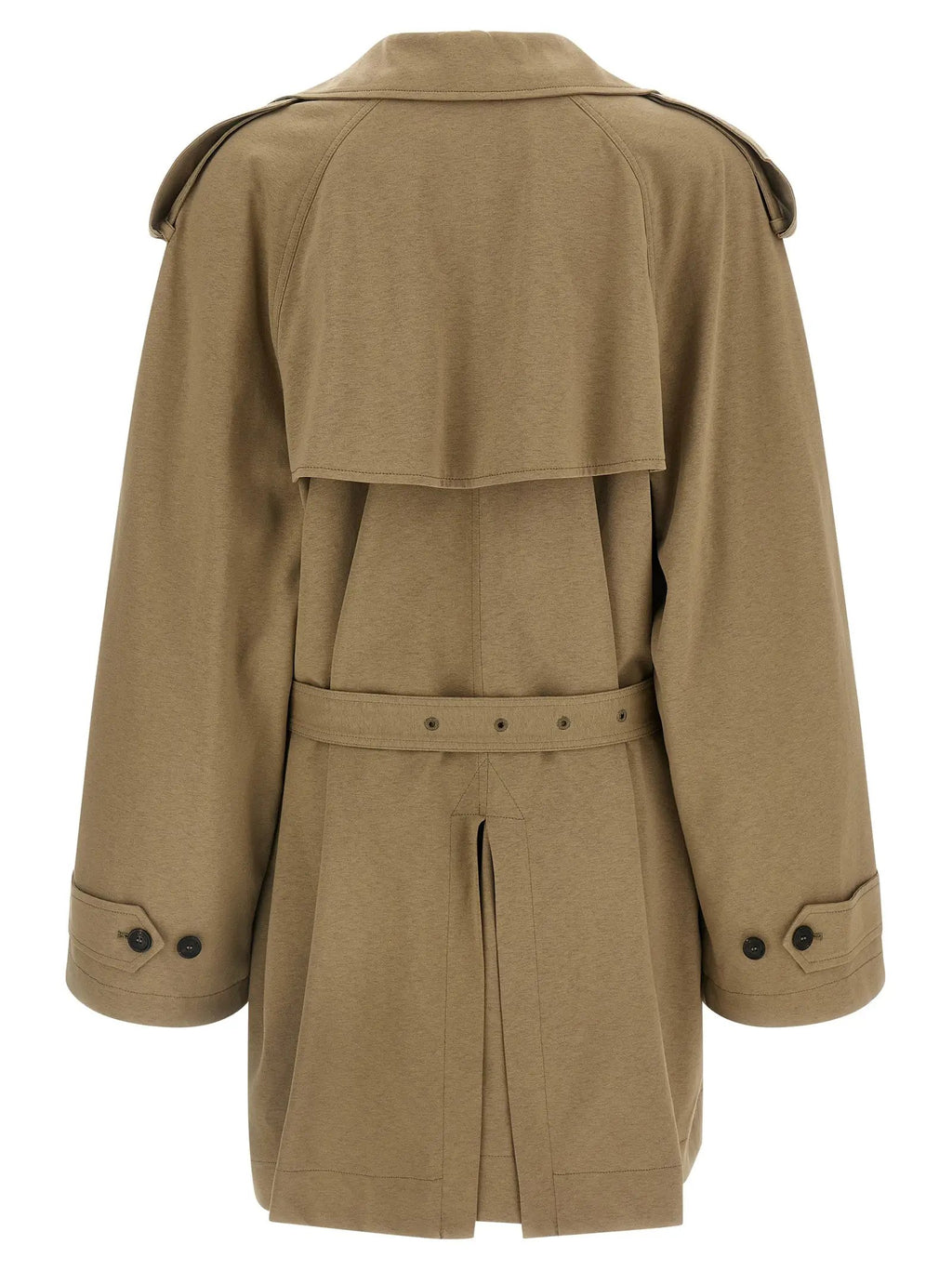 Balenciaga Beige Cotton Coat
