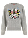 Kenzo Gray Wool Cardigan