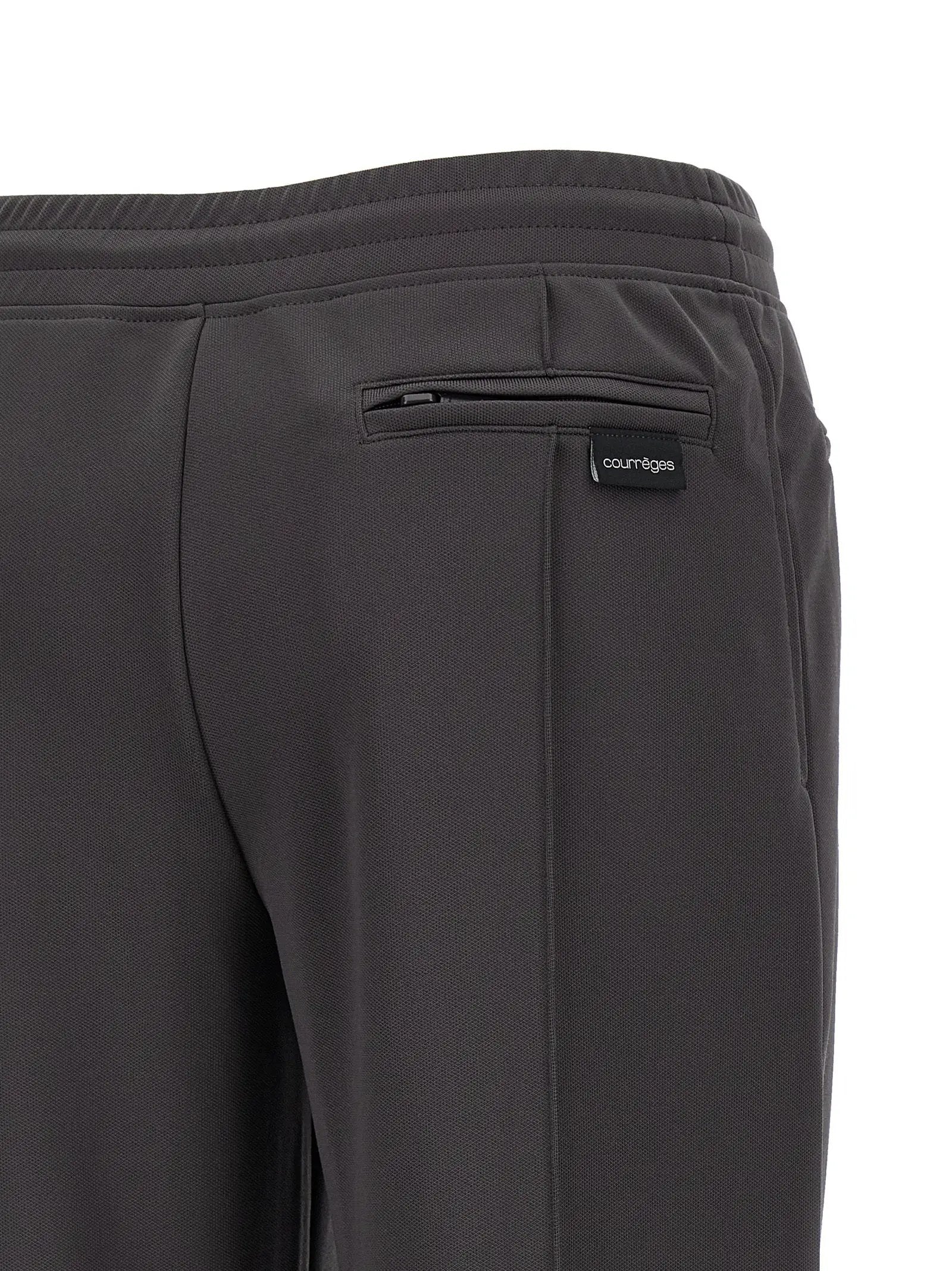Courrèges Gray Polyester Joggers (Workout Pants)