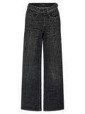 Balenciaga Black Cotton Flared Jeans