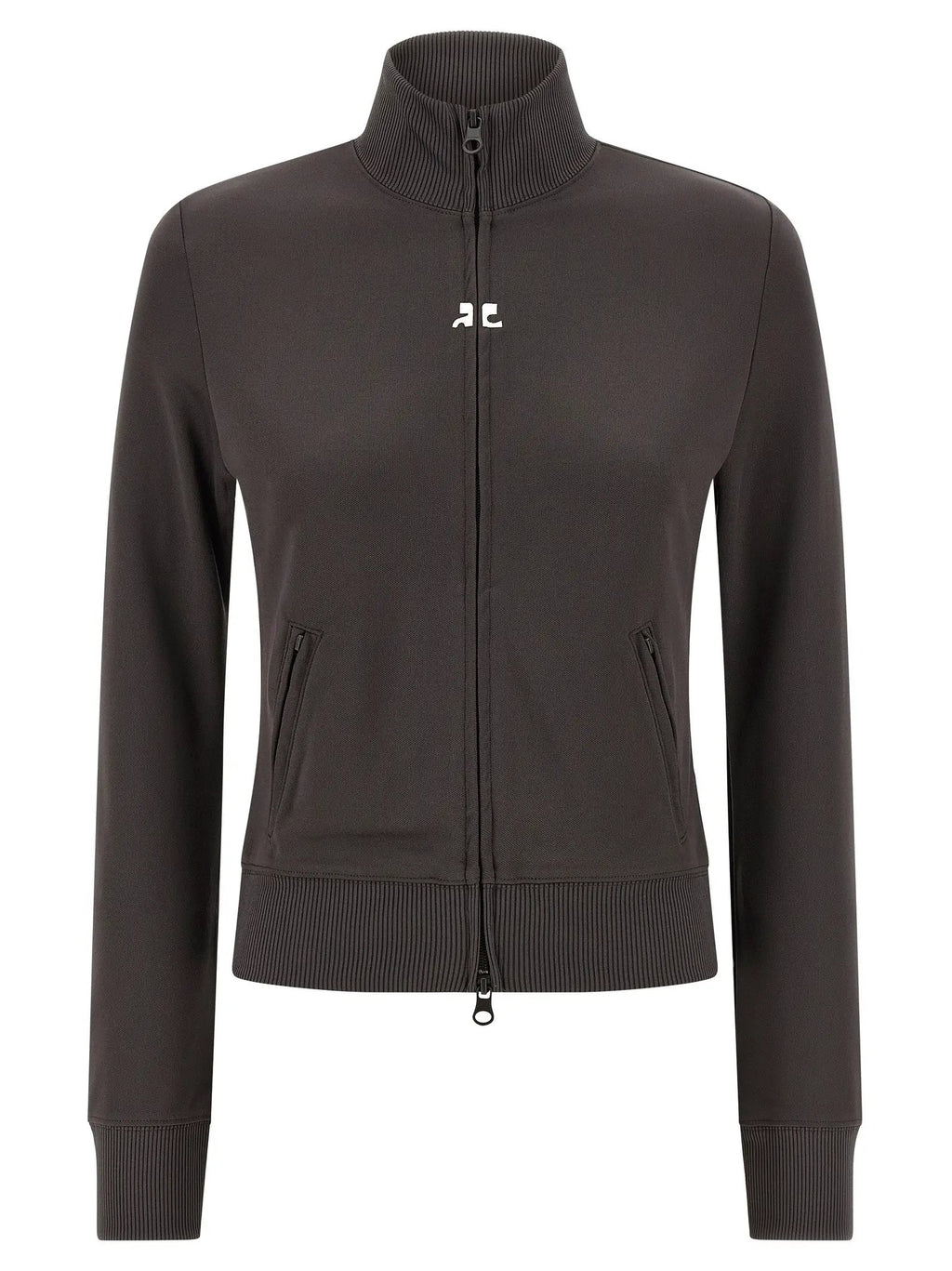 Courrèges Gray Polyester Sweatshirt