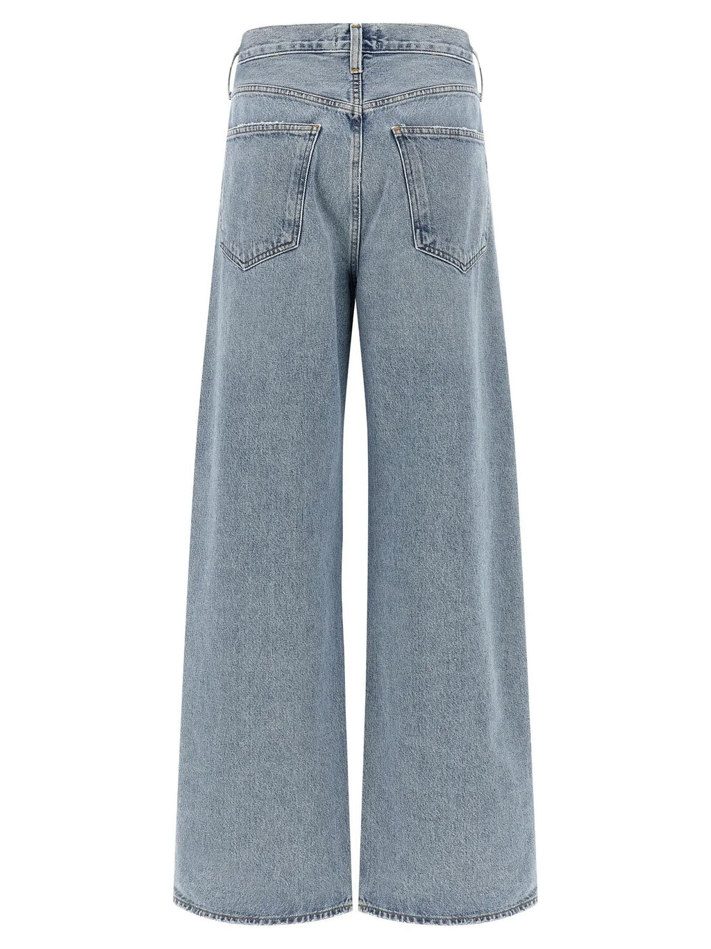 Agolde Blue Cotton Tapered Jeans