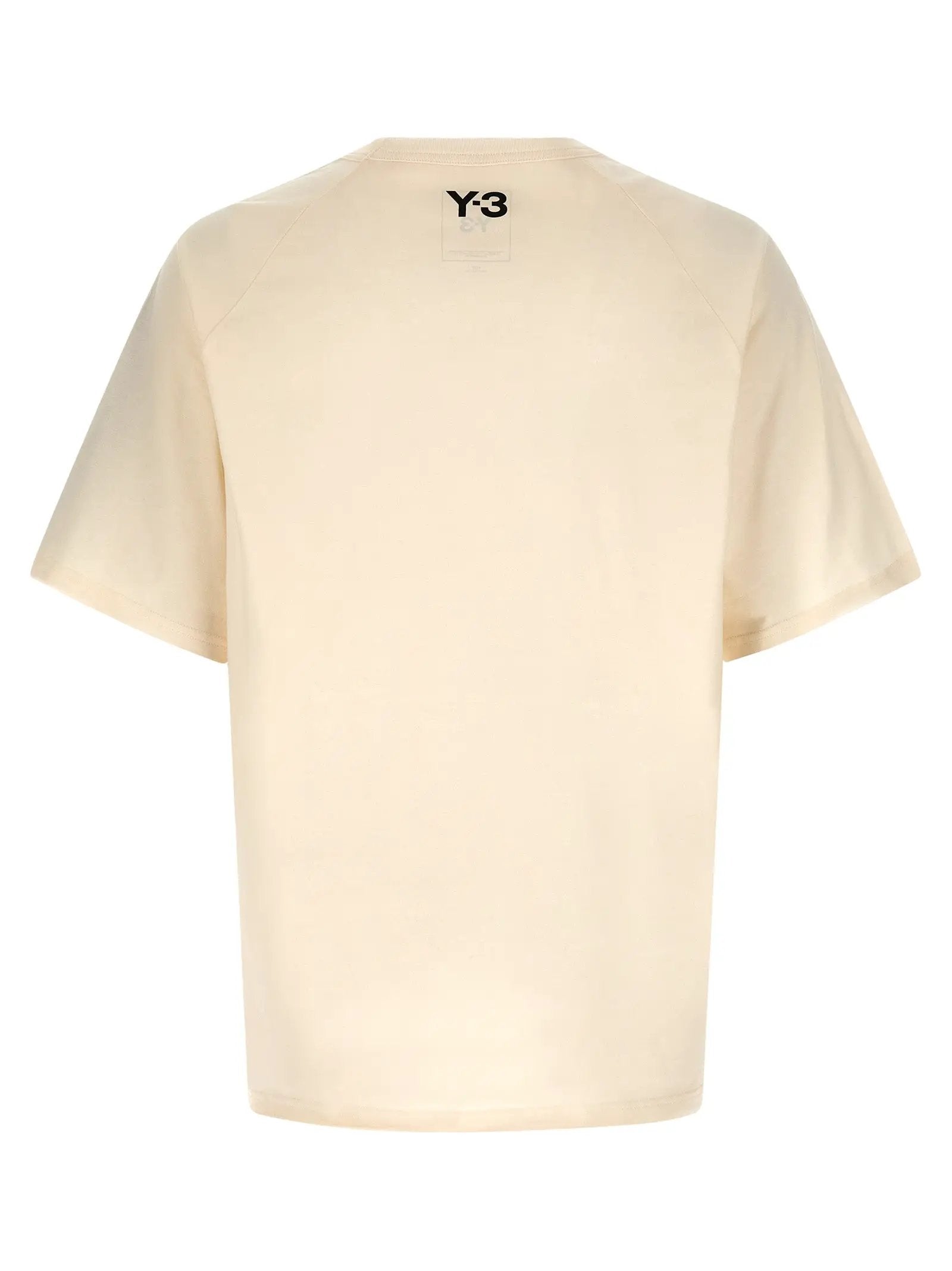 Y-3 White Cotton T-Shirt