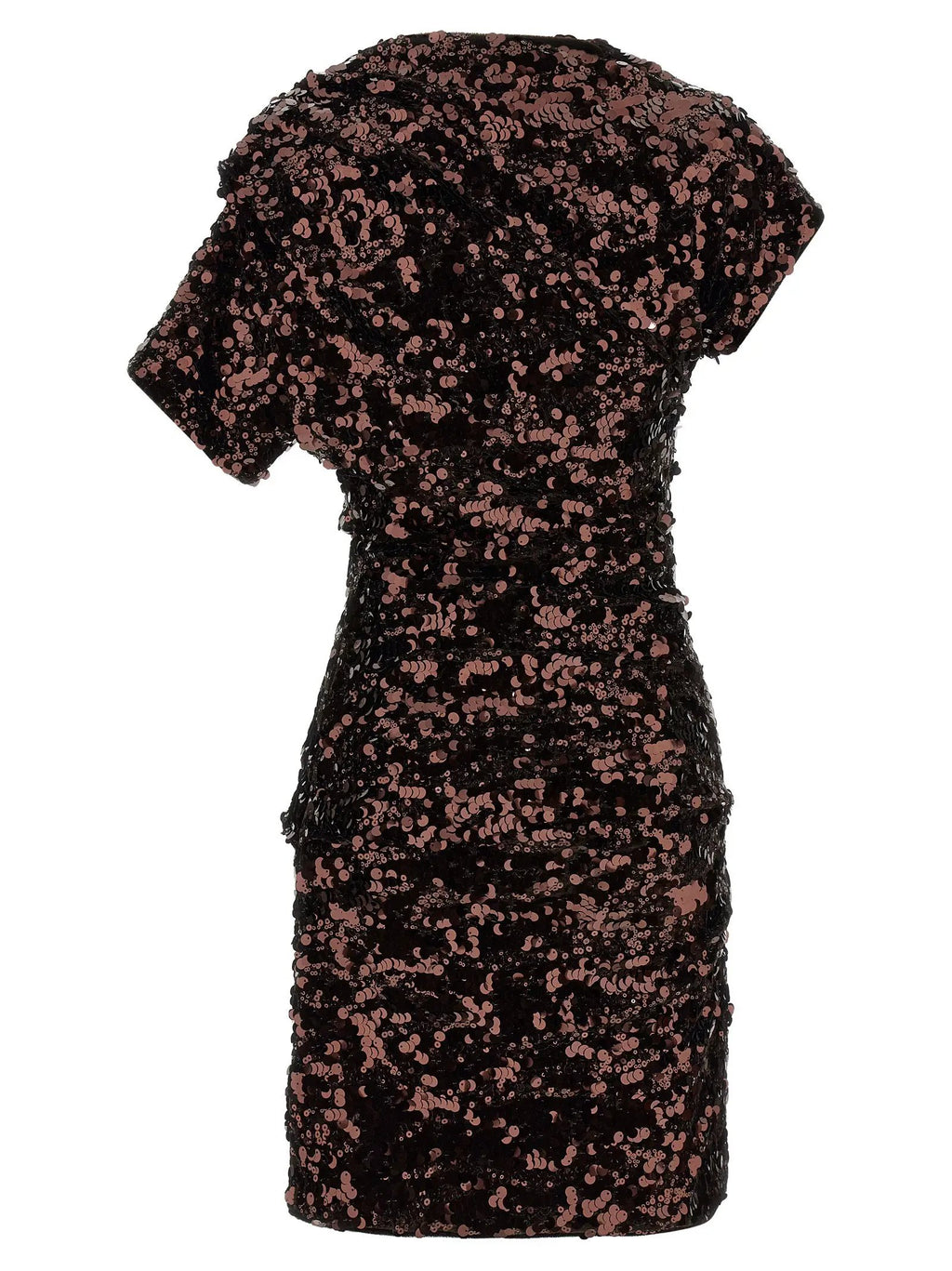 Ganni Brown Polyester Short Dress