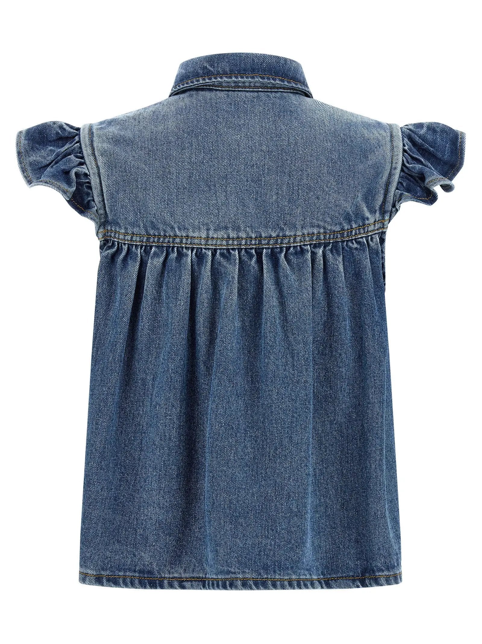 Ganni Blue Denim Shirt