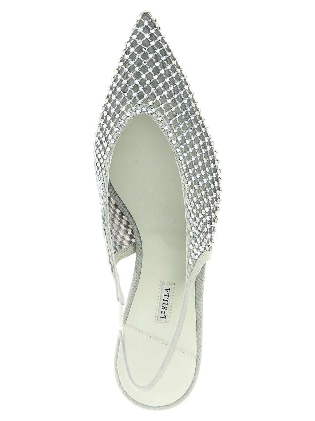 LE SILLA Gray Polyester Mid Heel Pumps