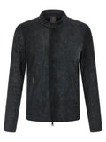 GIORGIO BRATO Black Lamb Leather Leather Jacket