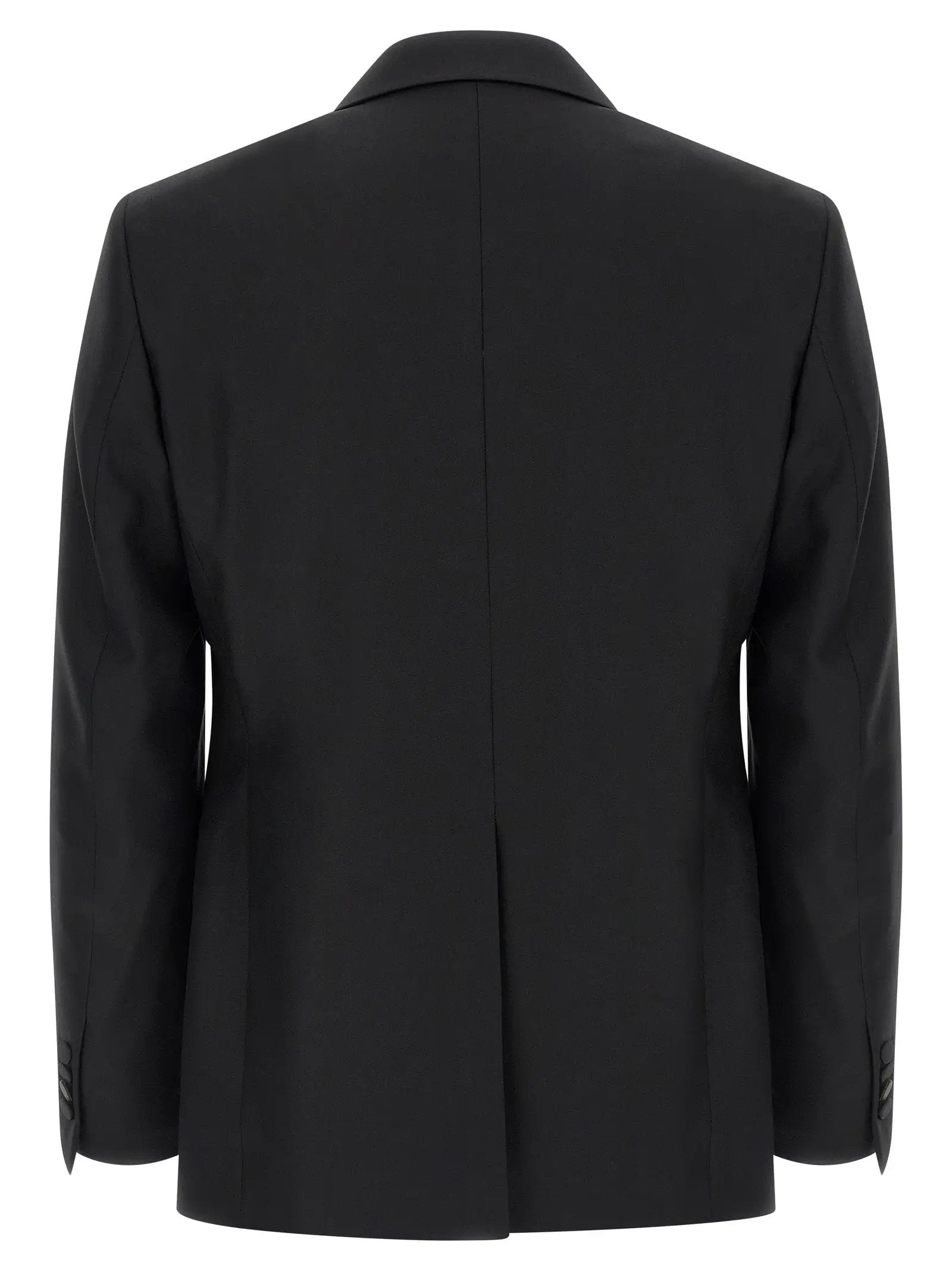 Tagliatore Black Virgin Wool Two-Piece Suit