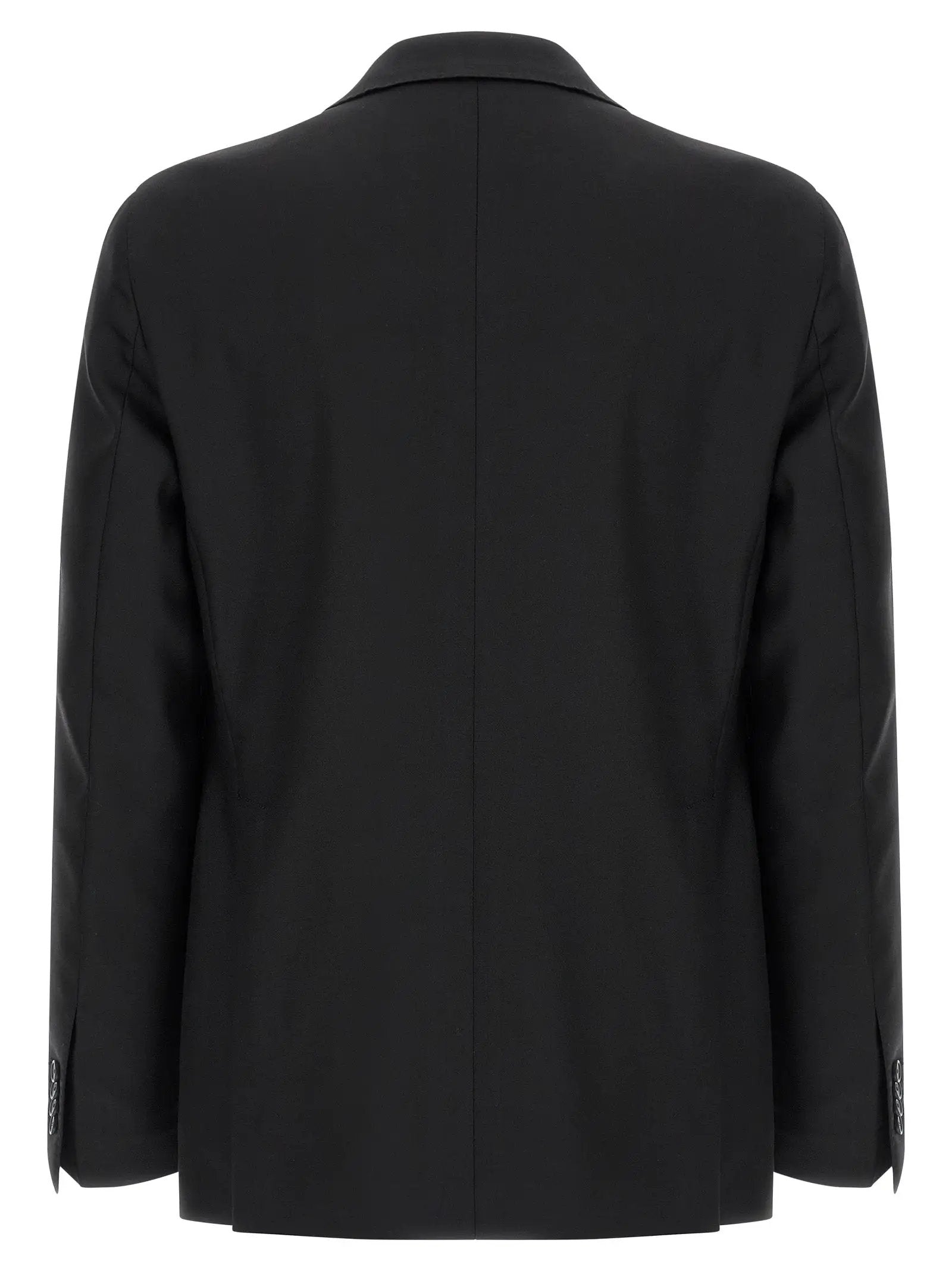 Tagliatore Black Virgin Wool Two-Piece Suit