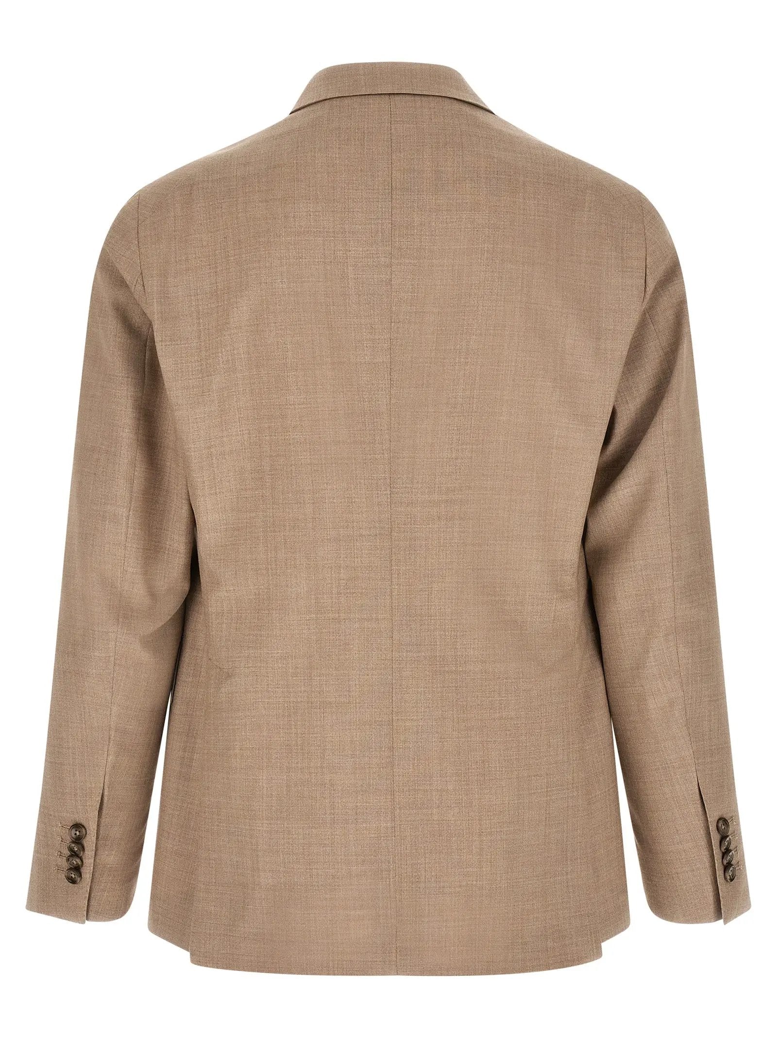 Complet deux pièces Tagliatore en laine vierge beige
