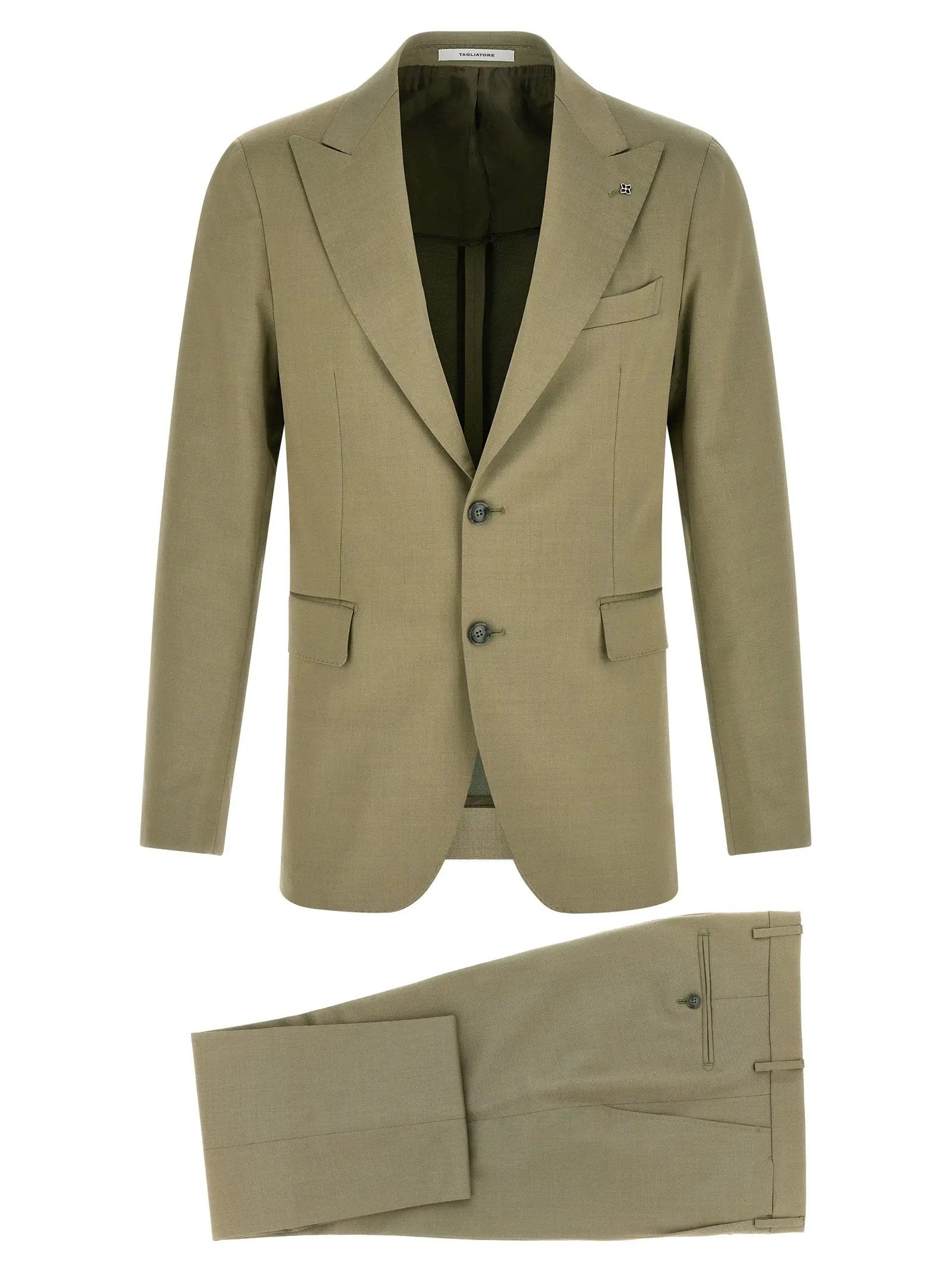 Costume deux pièces Tagliatore en laine vierge bicolore