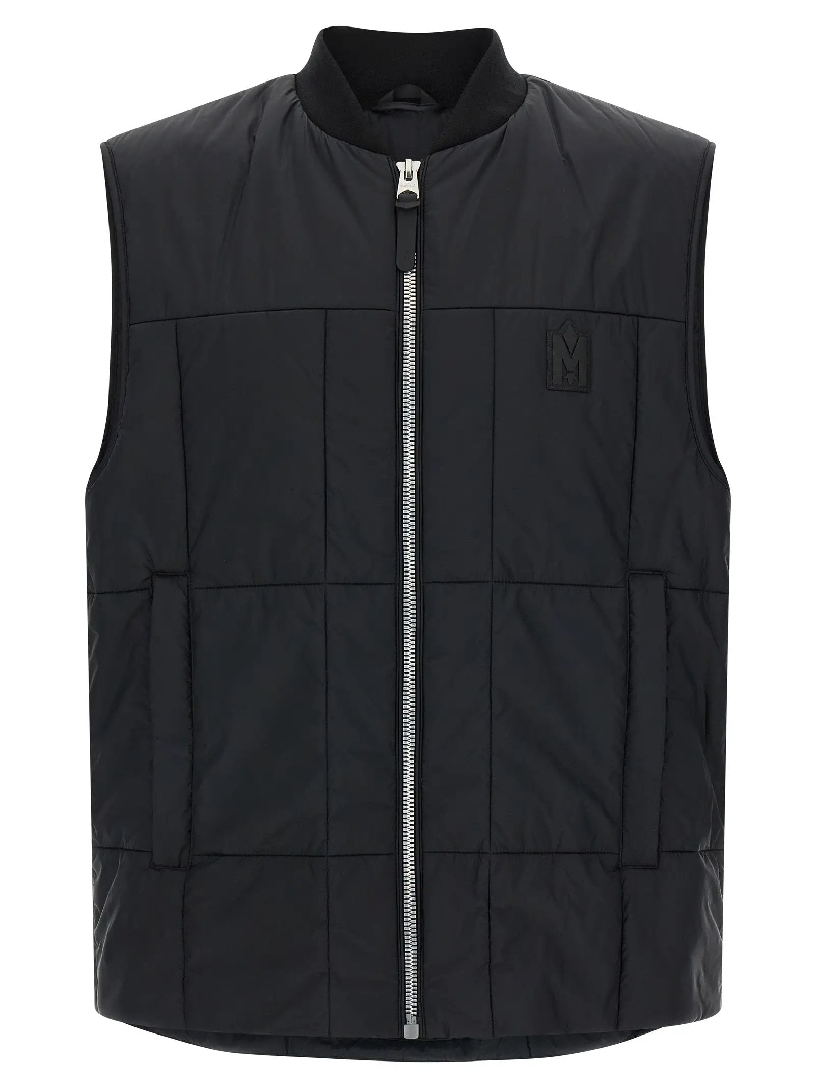 Mackage Black Nylon Sleeveless Jacket