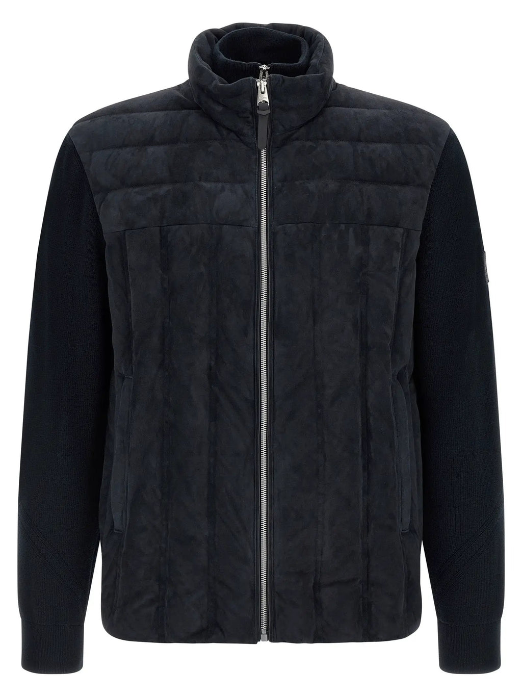 Mackage Blue Virgin Wool Full-Length Jacket