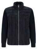 Mackage Blue Virgin Wool Full-Length Jacket