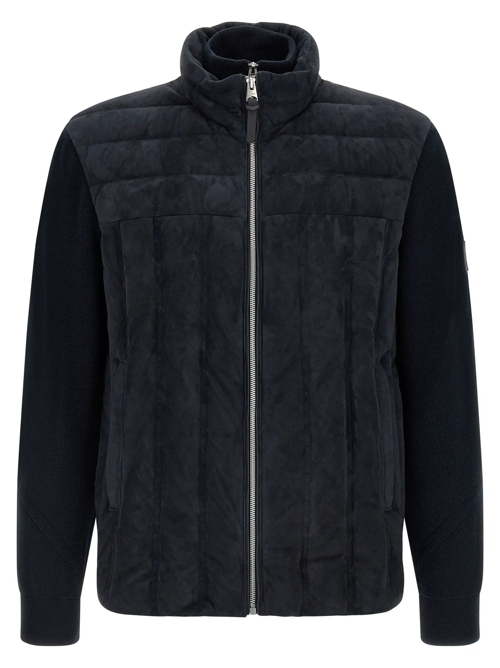 Mackage Blue Virgin Wool Full-Length Jacket