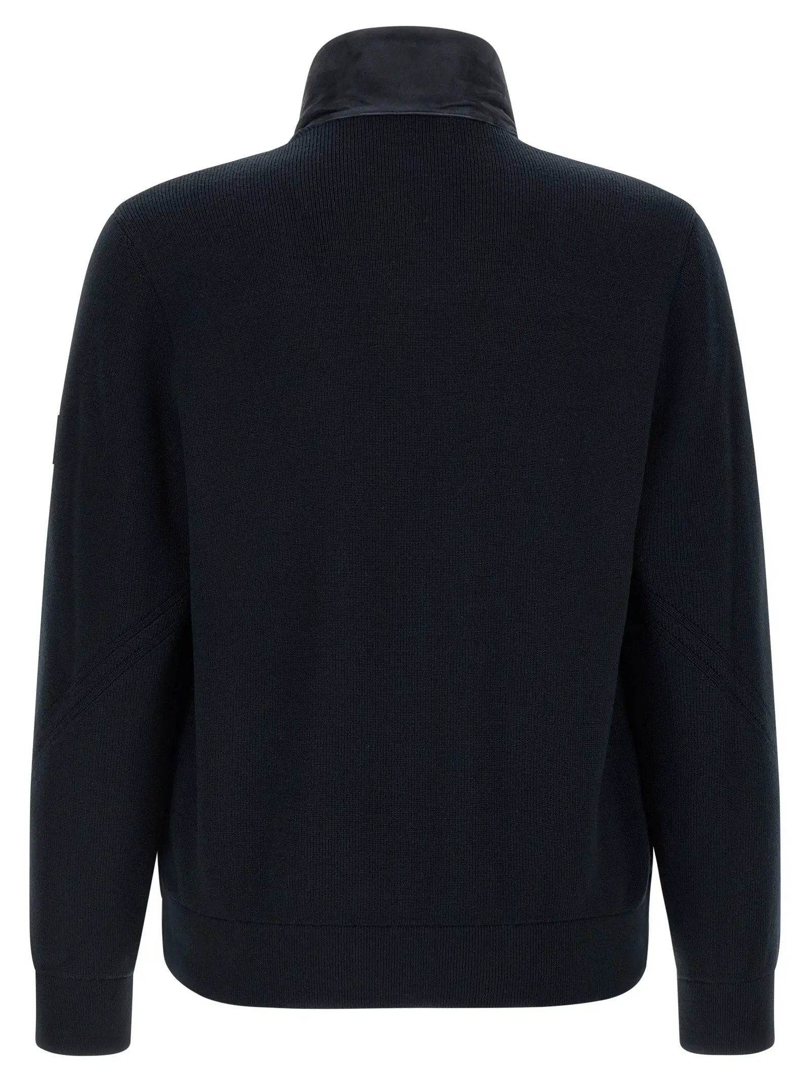 Mackage Blue Virgin Wool Full-Length Jacket