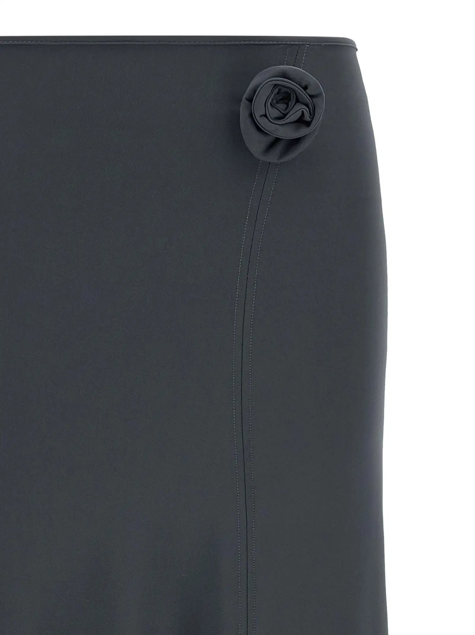 Coperni Gray Polyamide Midi Skirt