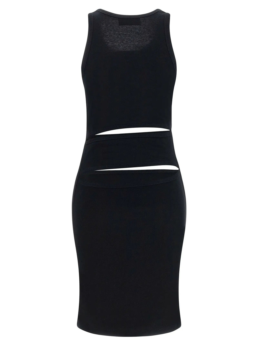 Coperni Black Organic Cotton Short Dress