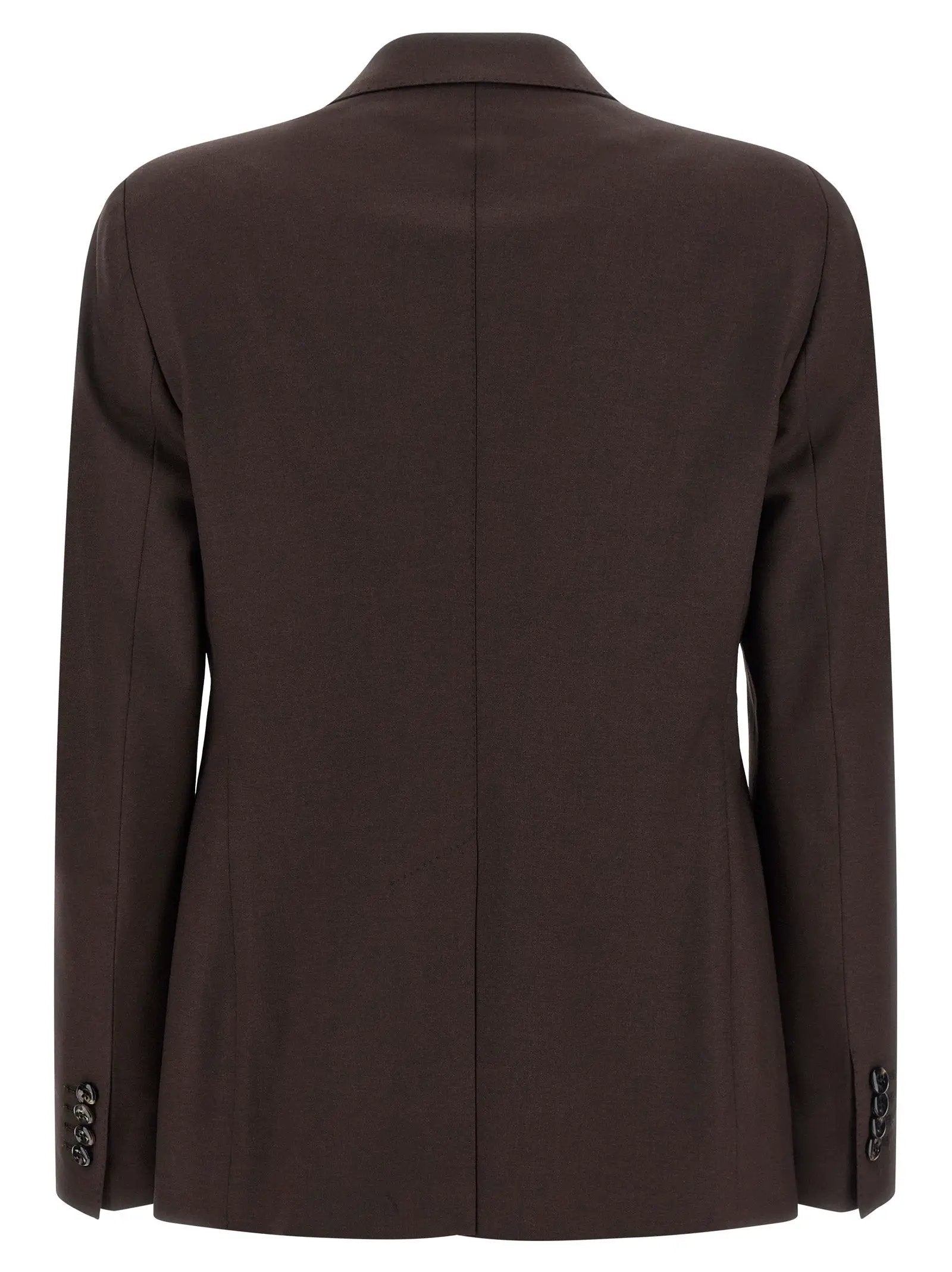 Tagliatore Brown Virgin Wool Blazer