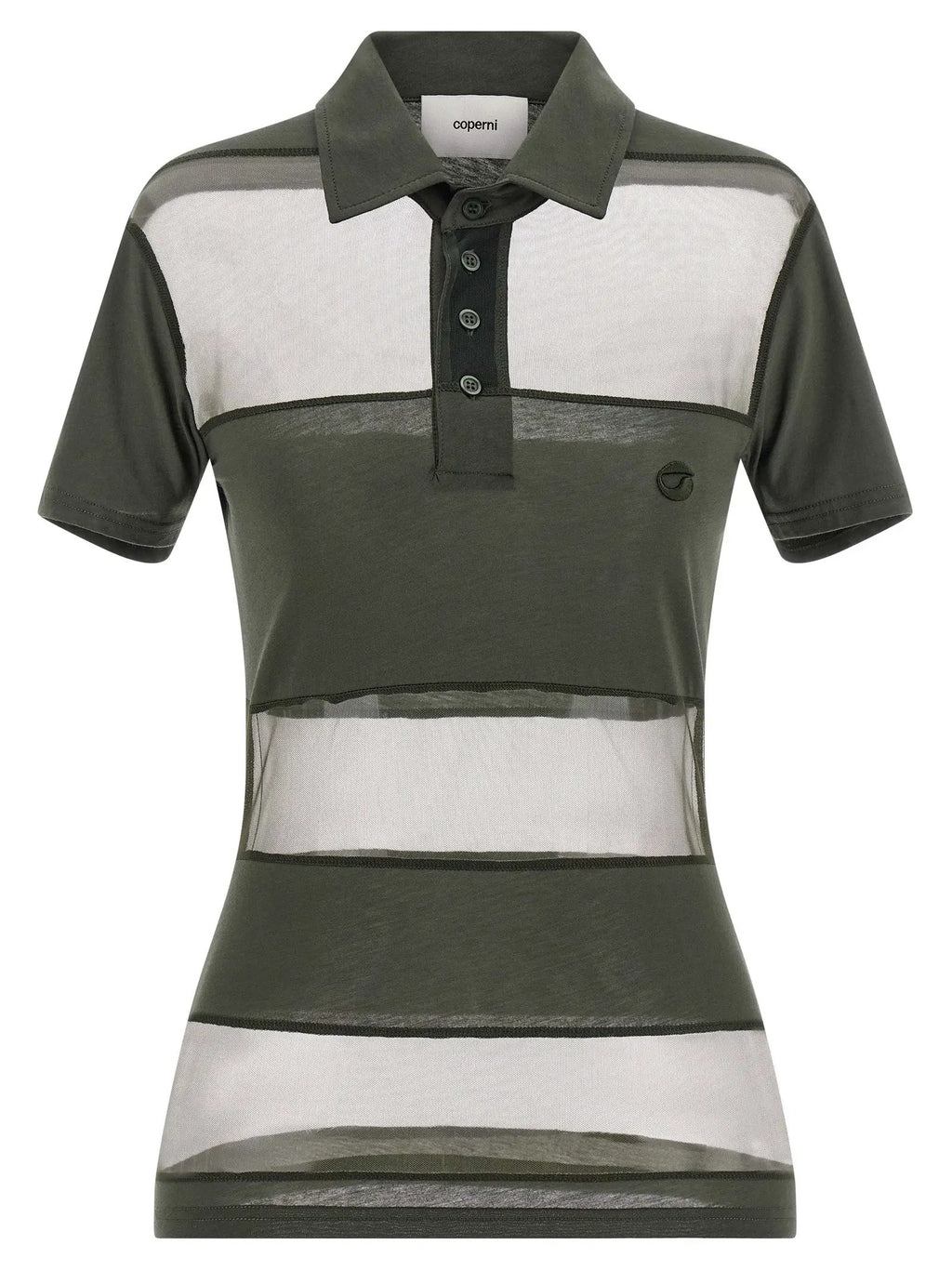 Coperni Bicolor Cotton Polo Shirt