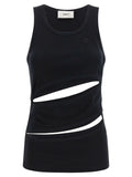 Coperni Black Organic Cotton Tank Tops