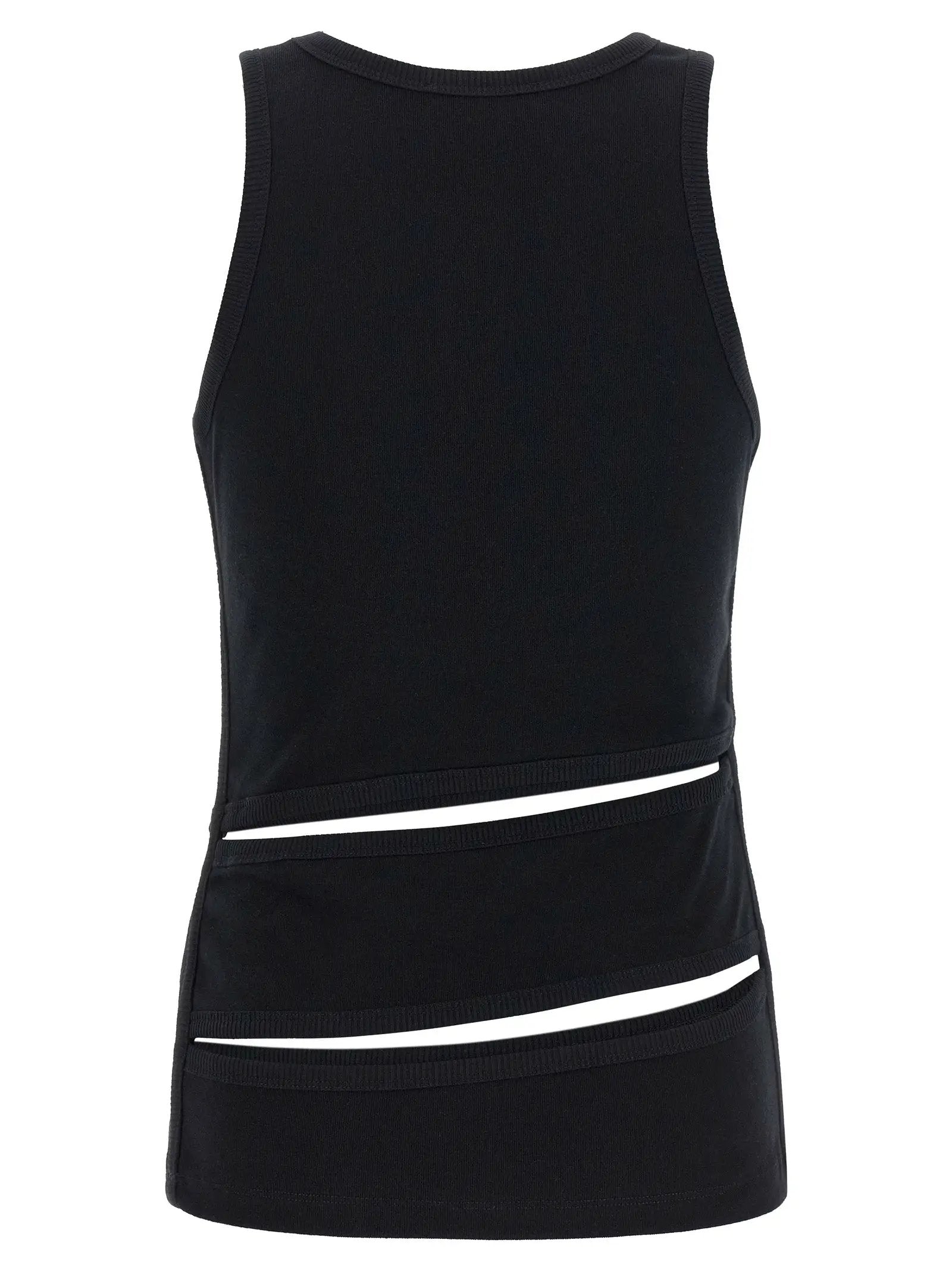 Coperni Black Organic Cotton Tank Tops