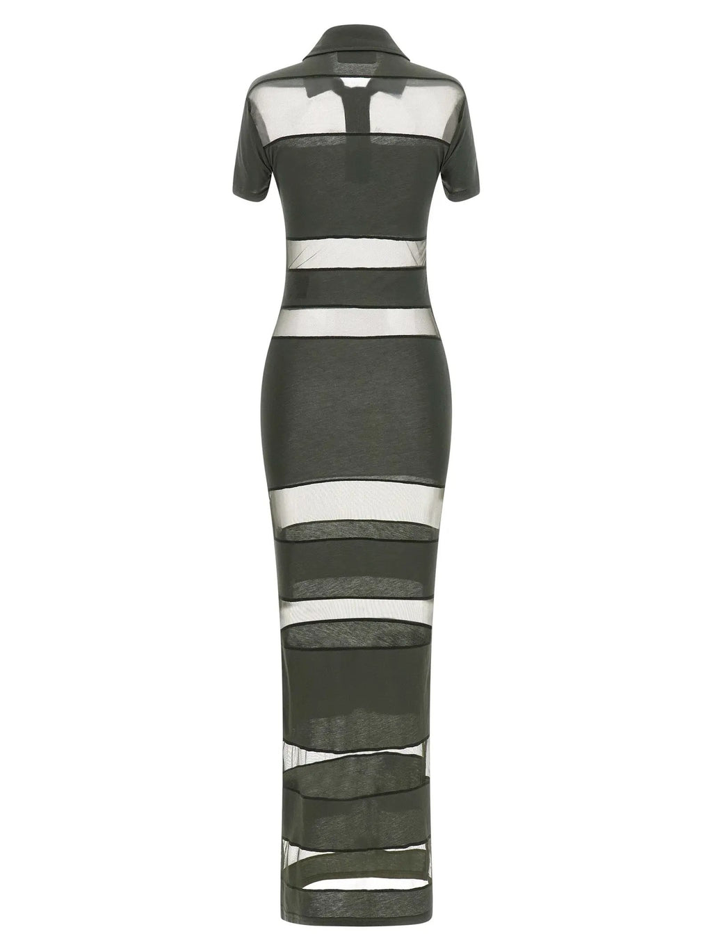Coperni Bicolor Cotton Long Dress