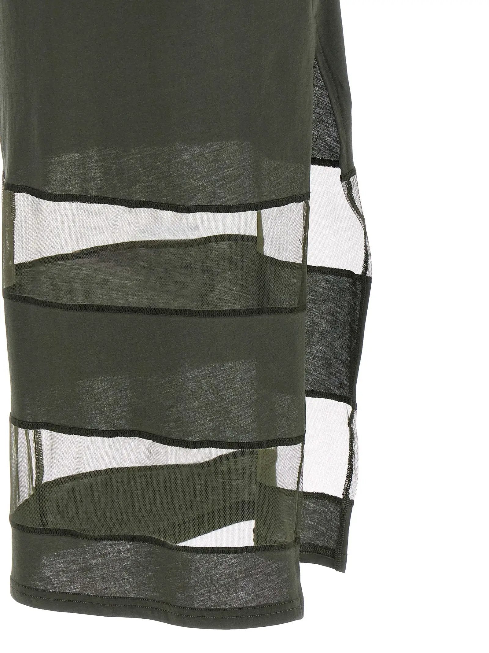 Coperni Bicolor Cotton Long Dress