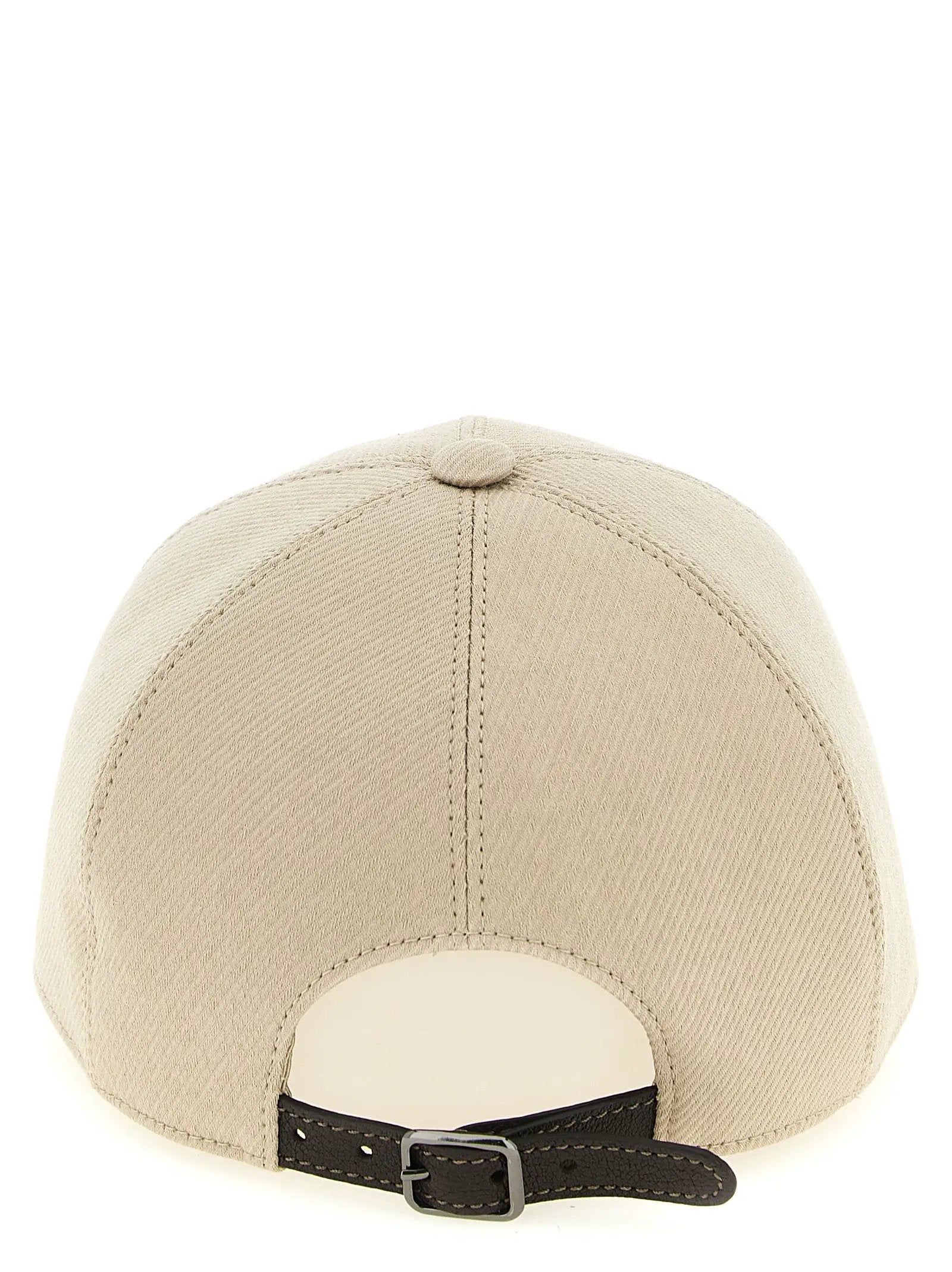 Brunello Cucinelli Beige Cotton Cap (Baseball Hat)