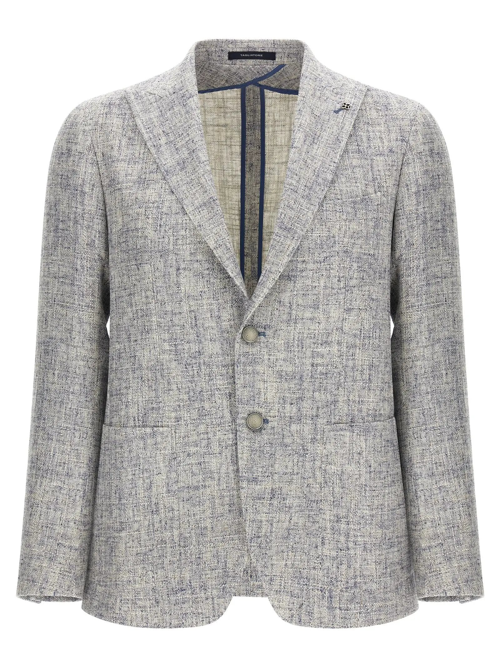 Tagliatore Blue Viscose Blazer