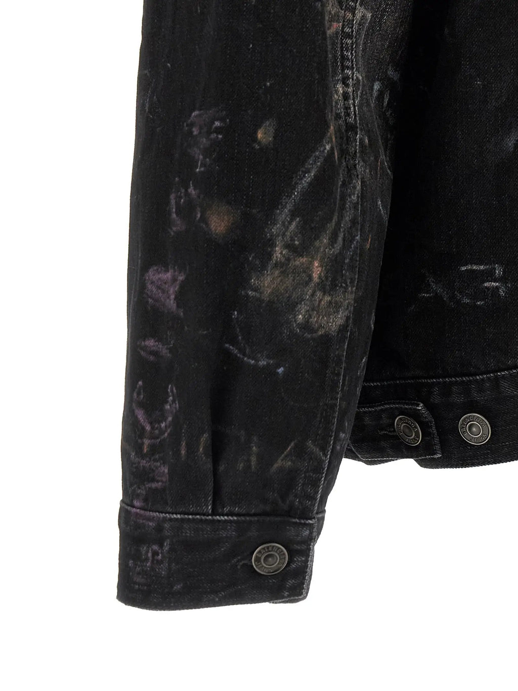 Balenciaga Black Cotton Denim Jacket