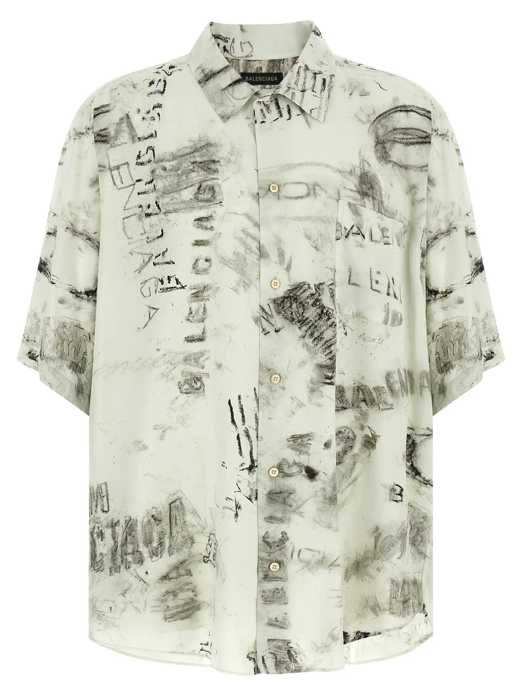 Balenciaga Gray Viscose Blouse