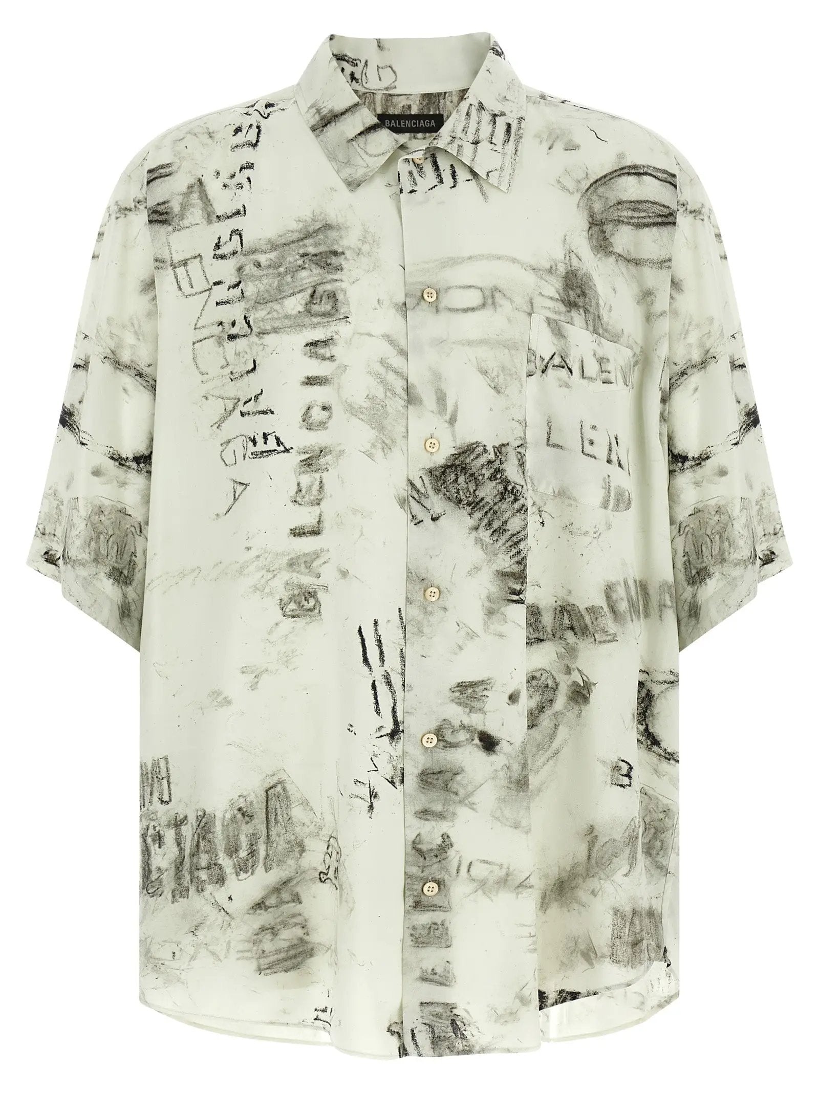 Balenciaga Gray Viscose Blouse