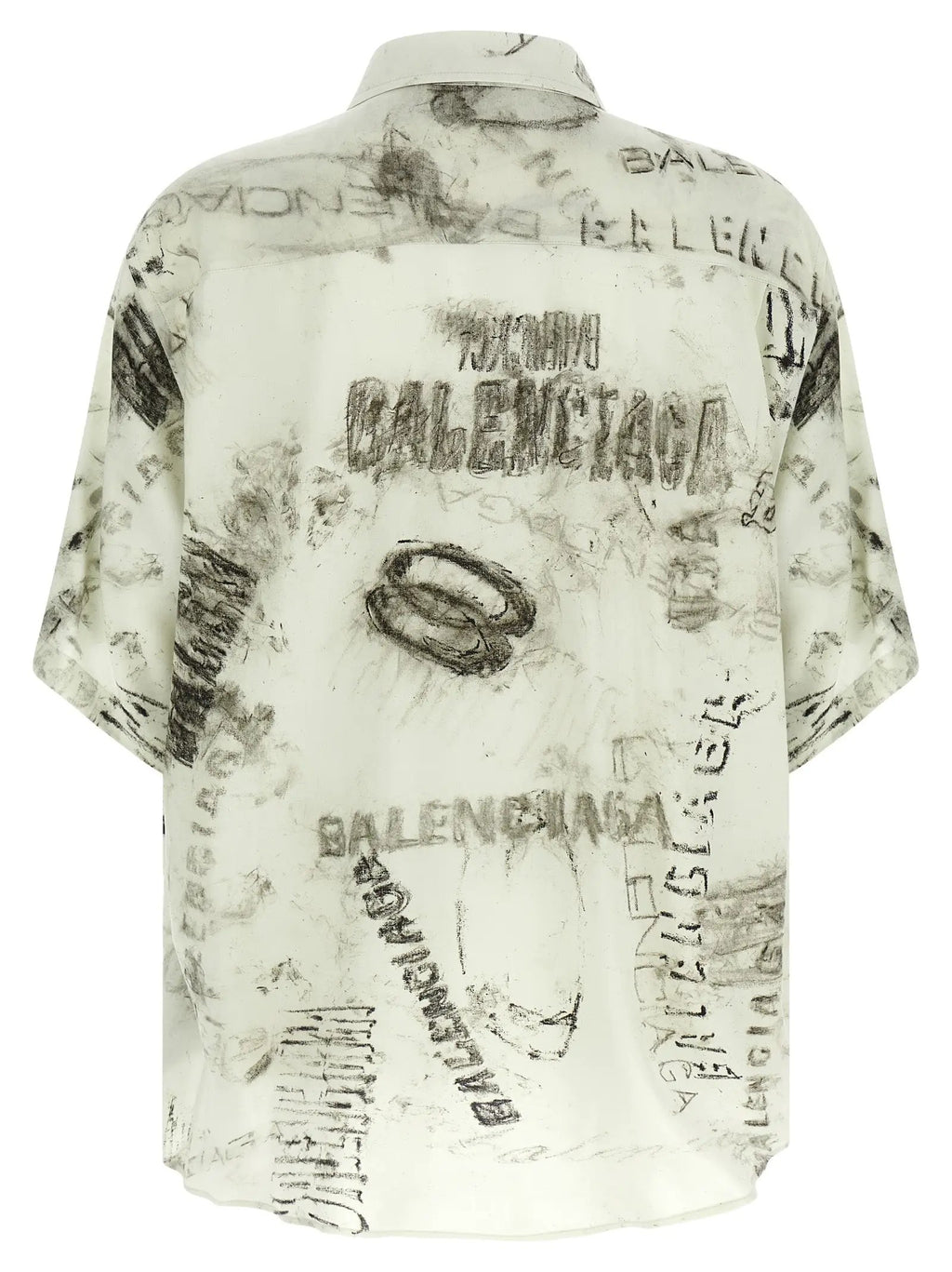 Balenciaga Gray Viscose Blouse