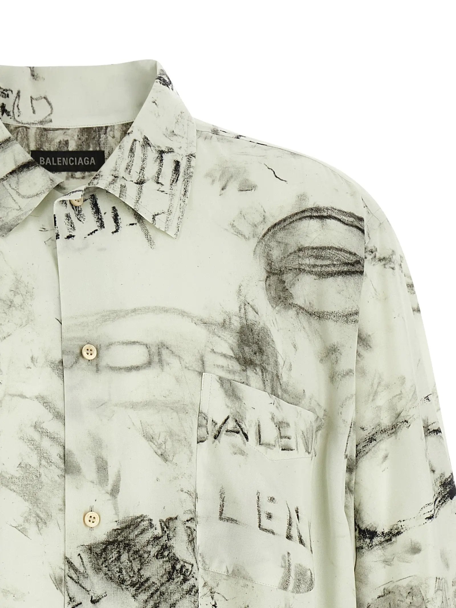 Balenciaga Gray Viscose Blouse