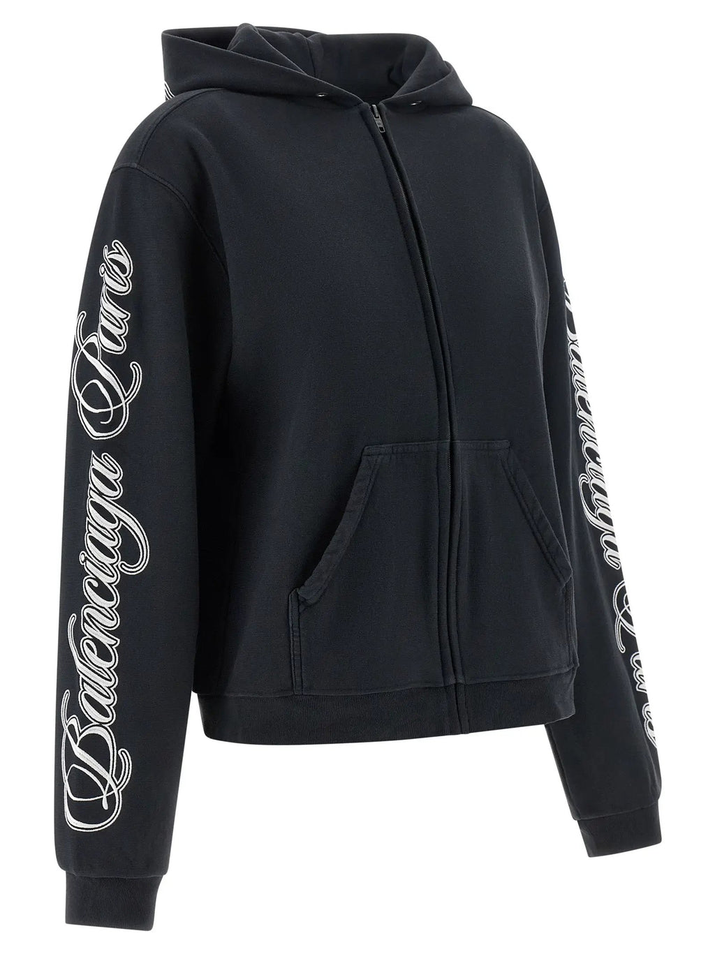 Balenciaga Black Cotton Sweatshirt