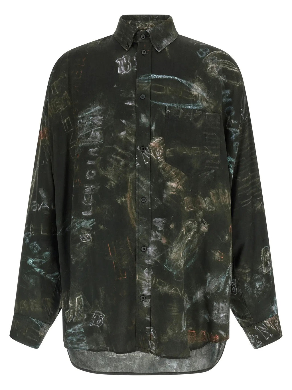 Balenciaga Black Viscose Blouse